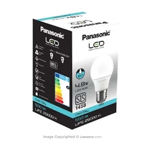 Panasonic LED電球 LLD40000VCE1 3500K Shop PANASONIC LED BULB 4.8W COOL DAY SCREW TYPE Price in Sri